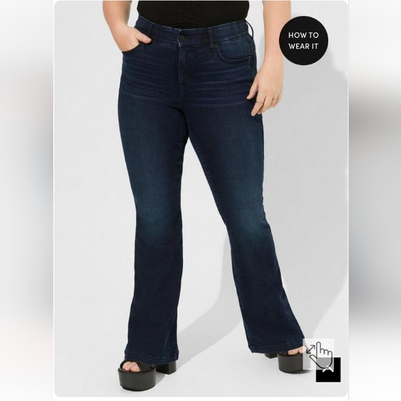 TORRID 18R Boot it Dark Denim Jeans! - Picture 3 of 6